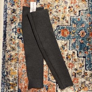 Athleta Gray Leg Warmers ONE SIZE